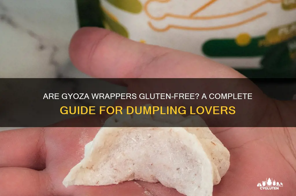 are gyoza wrappers gluten free