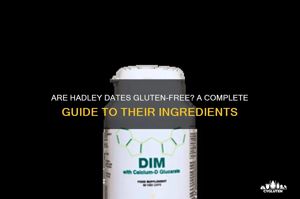 are hadley dates gluten free