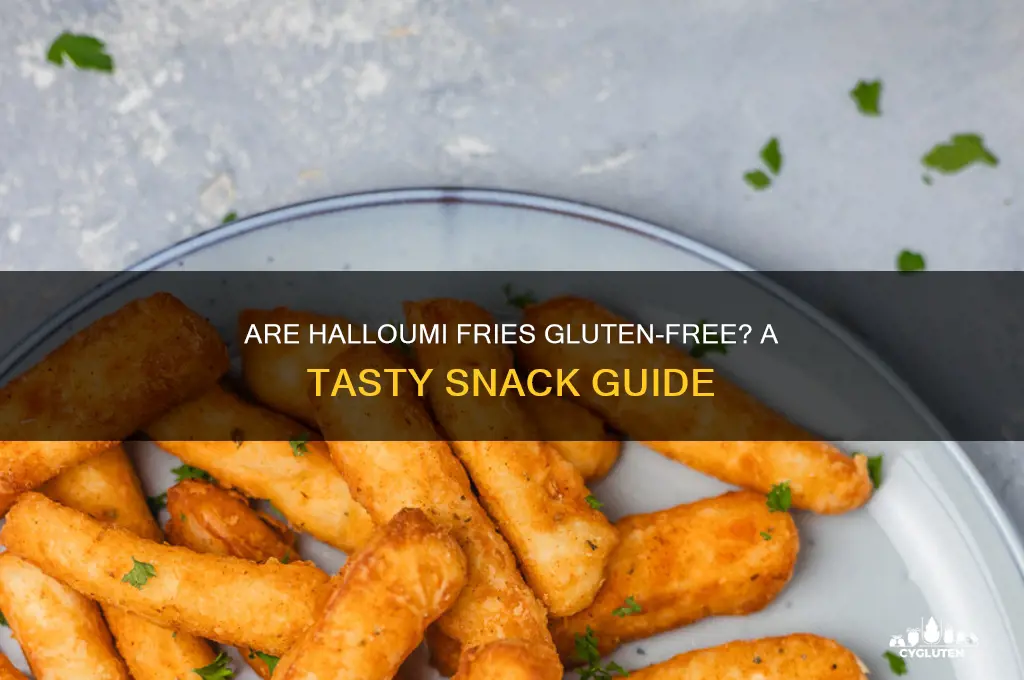 are halloumi fries gluten free