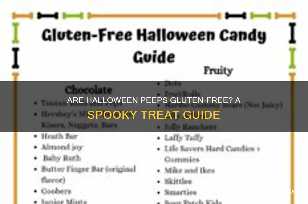 are halloween peeps gluten free