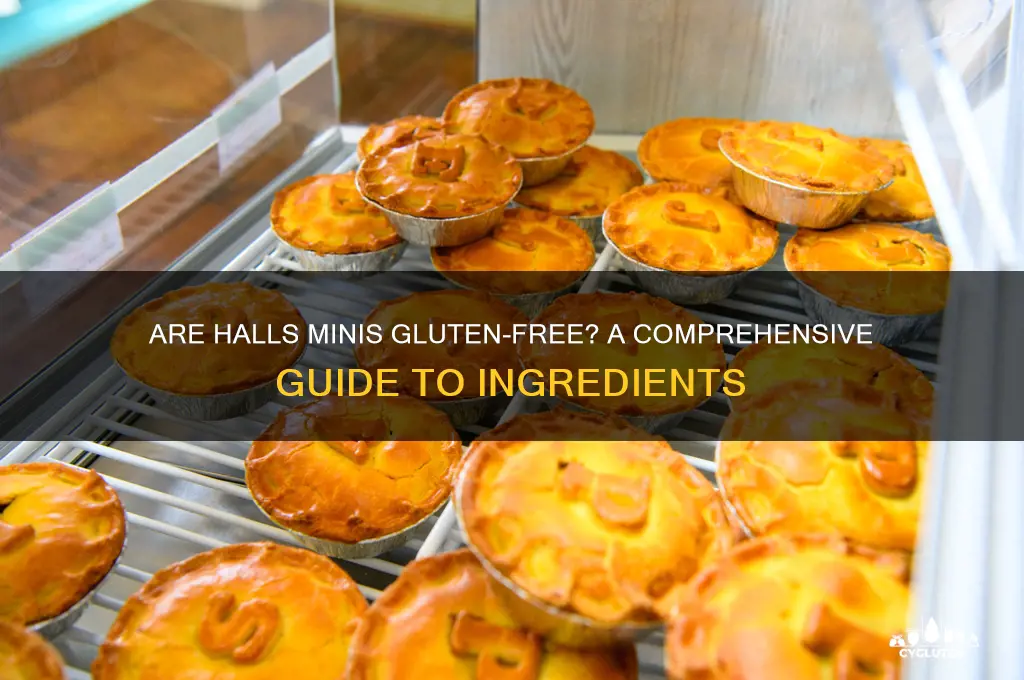 are halls minis gluten free