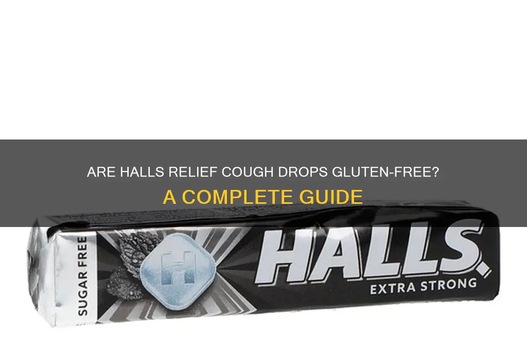 are halls relief gluten free