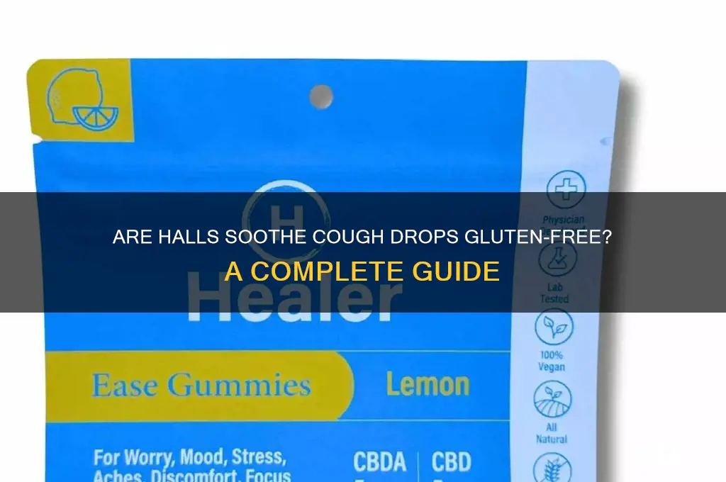 are halls soothe gluten free