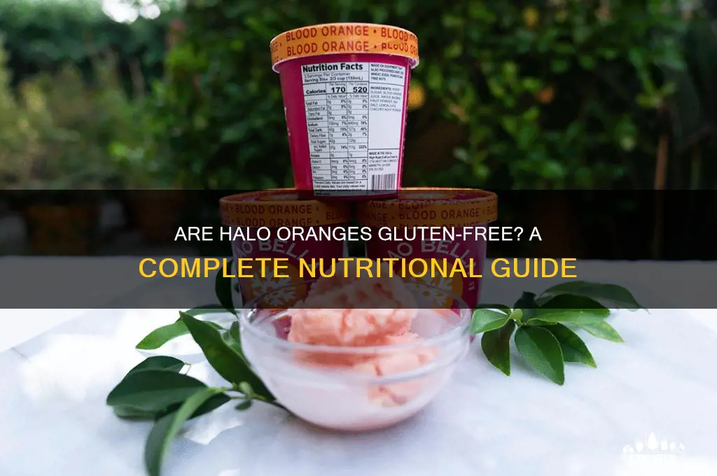 are halo oranges gluten free