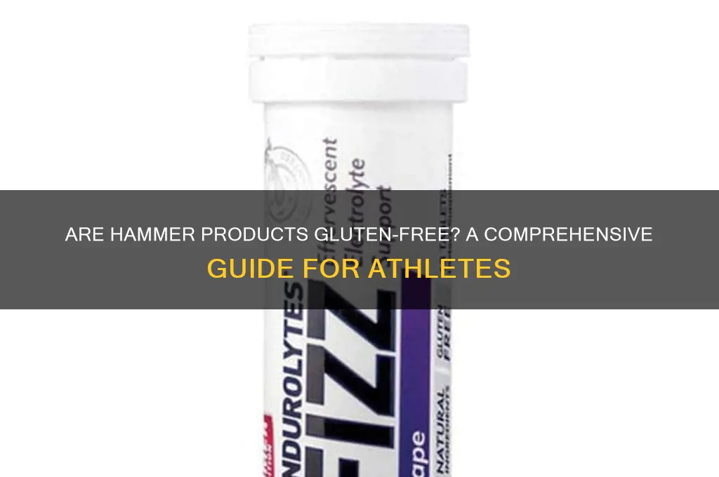are hammer products gluten free