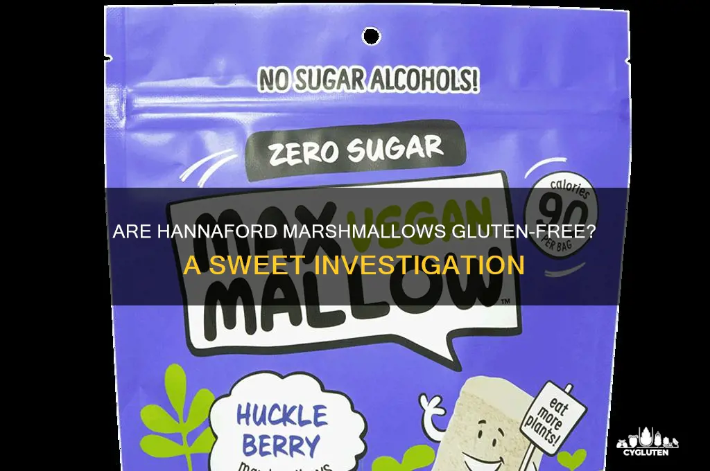 are hannaford marshmallows gluten free