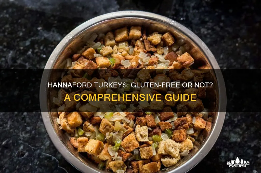 are hannaford turkeys gluten free