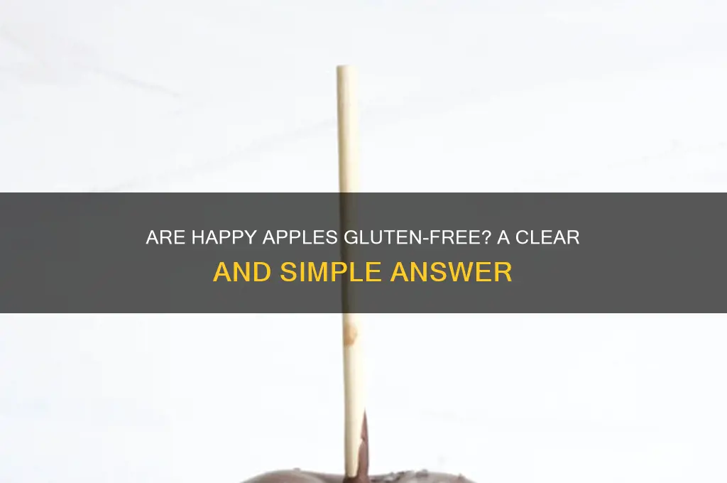 are happy apples gluten free