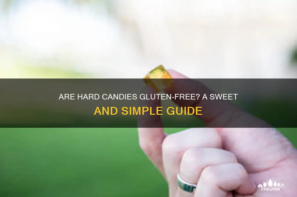 are hard candies gluten free