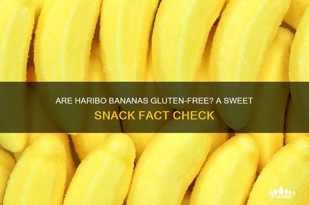 are haribo bananas gluten free