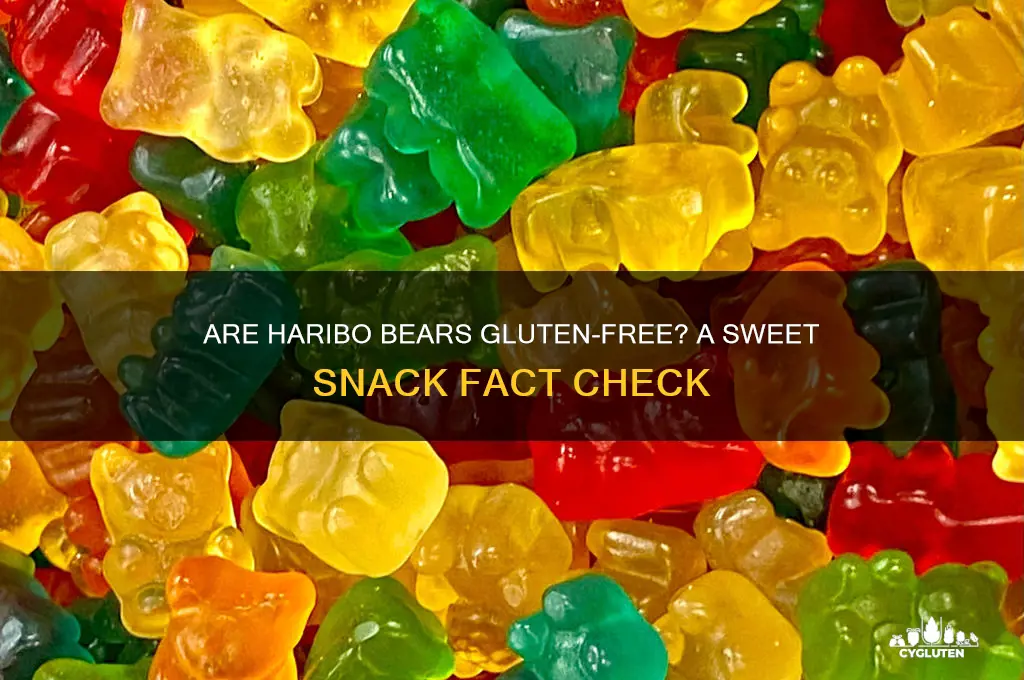 are haribo bears gluten free