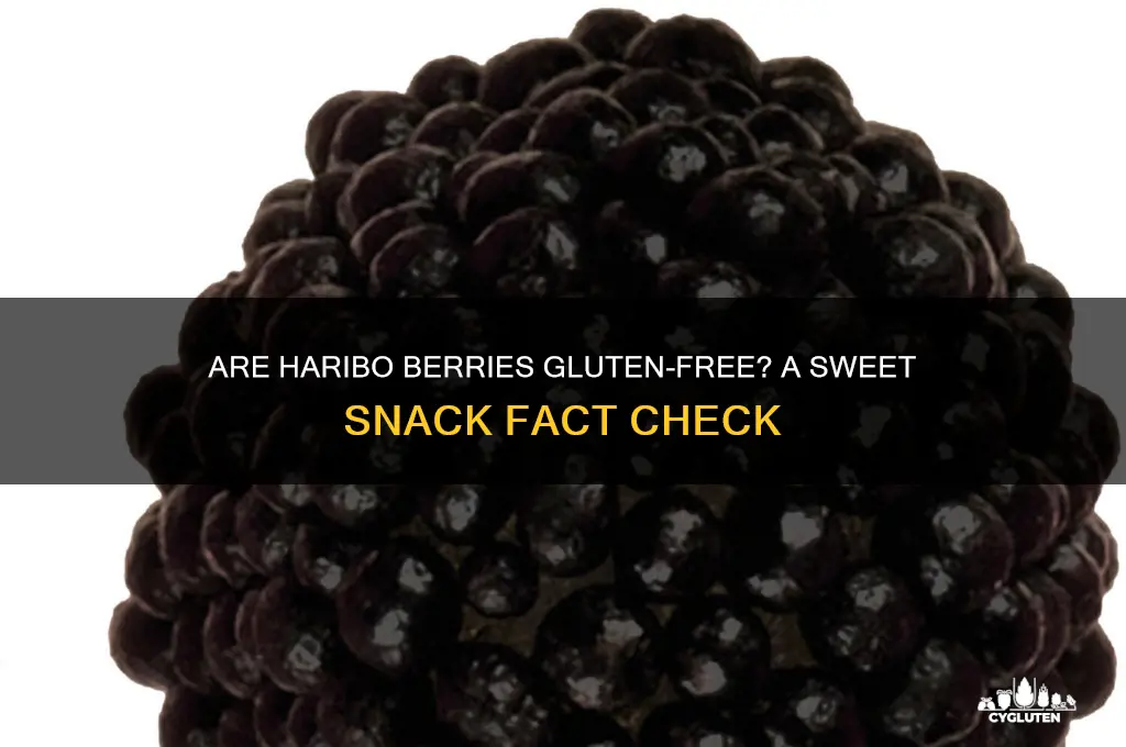 are haribo berries gluten free