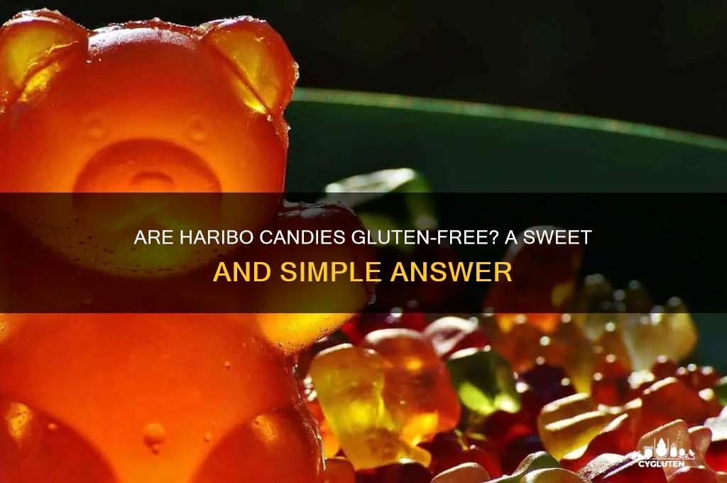 are haribo candies gluten free