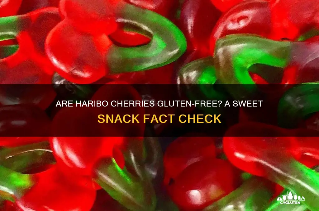 are haribo cherries gluten free