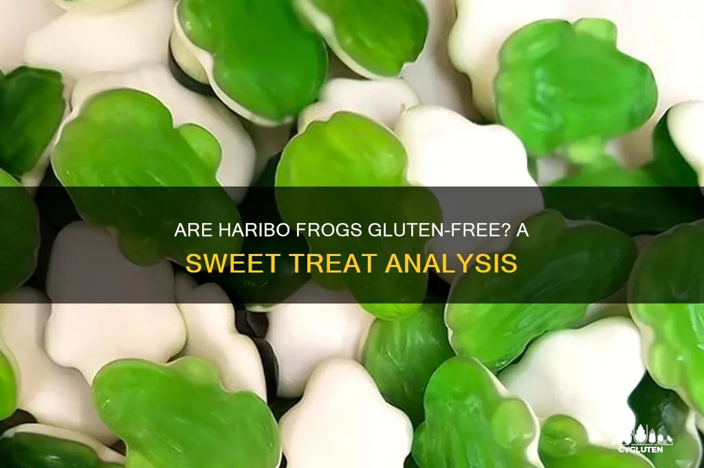 are haribo frogs gluten free