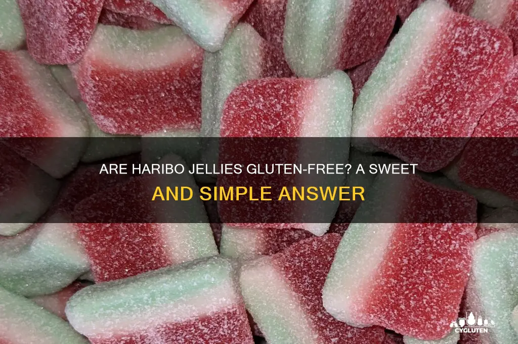are haribo jellies gluten free