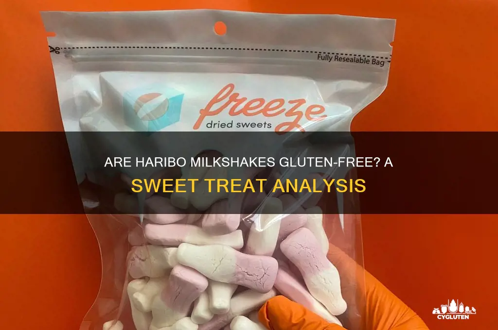are haribo milkshakes gluten free