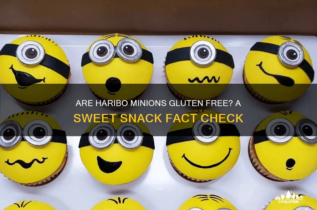 are haribo minions gluten free