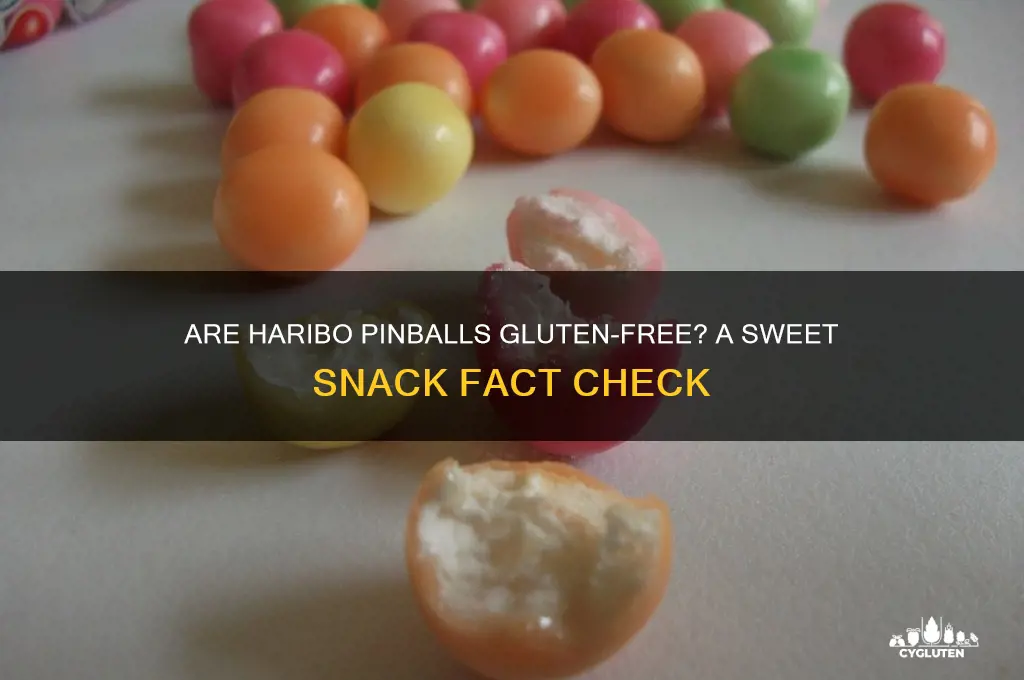 are haribo pinballs gluten free