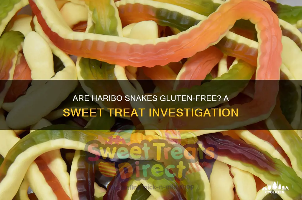 are haribo snakes gluten free