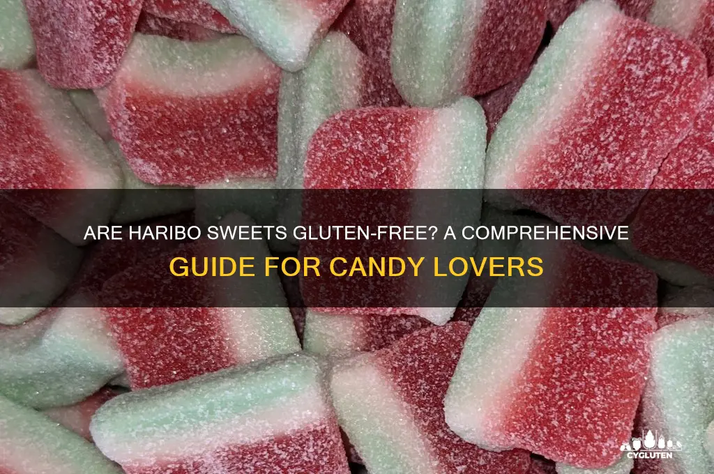 are haribo sweets gluten free