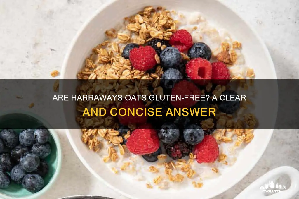 are harraways oats gluten free