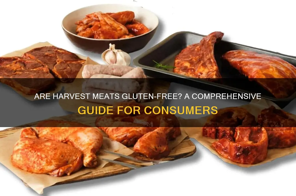 are harvest meats gluten free
