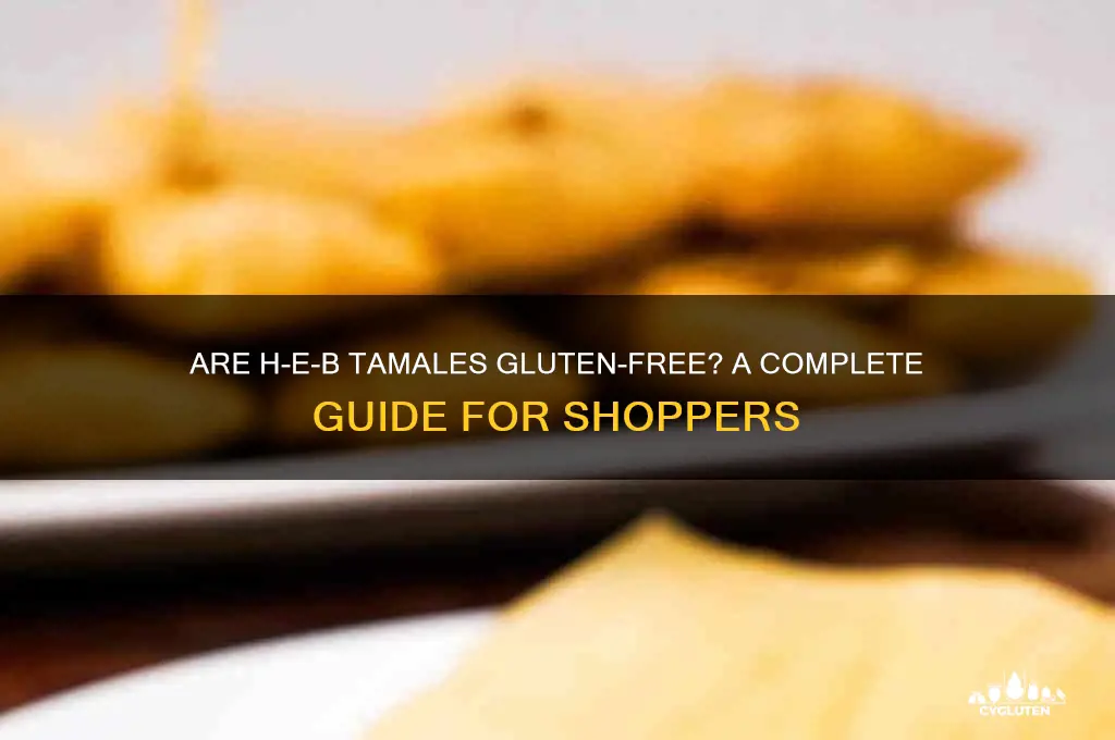 are heb tamales gluten free