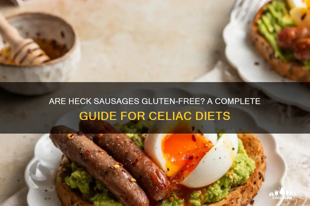 are heck sausages gluten free