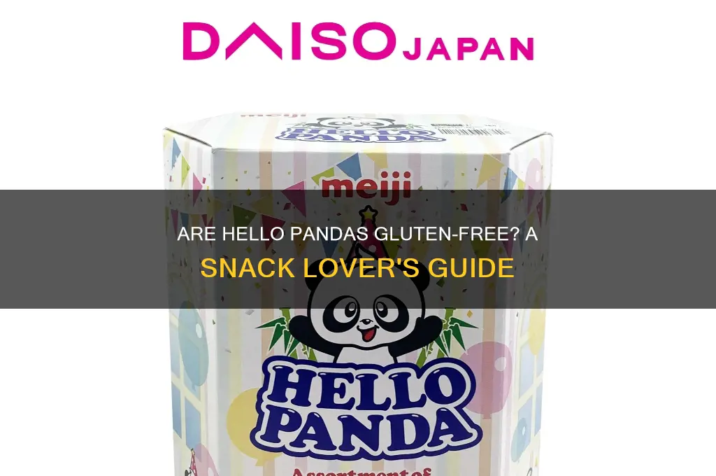 are hello pandas gluten free