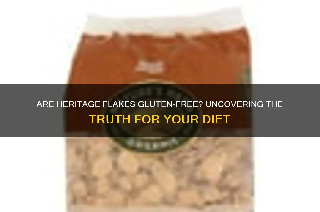 are heritage flakes gluten free