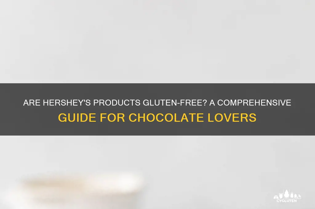 are hershey gluten free