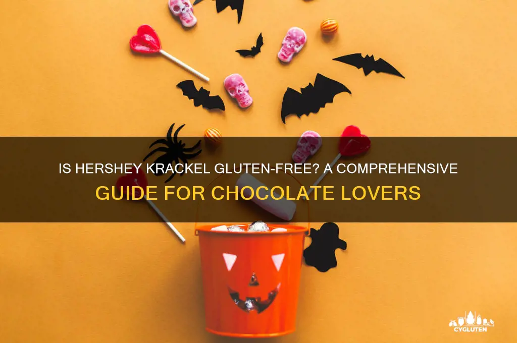 are hershey krackel gluten free