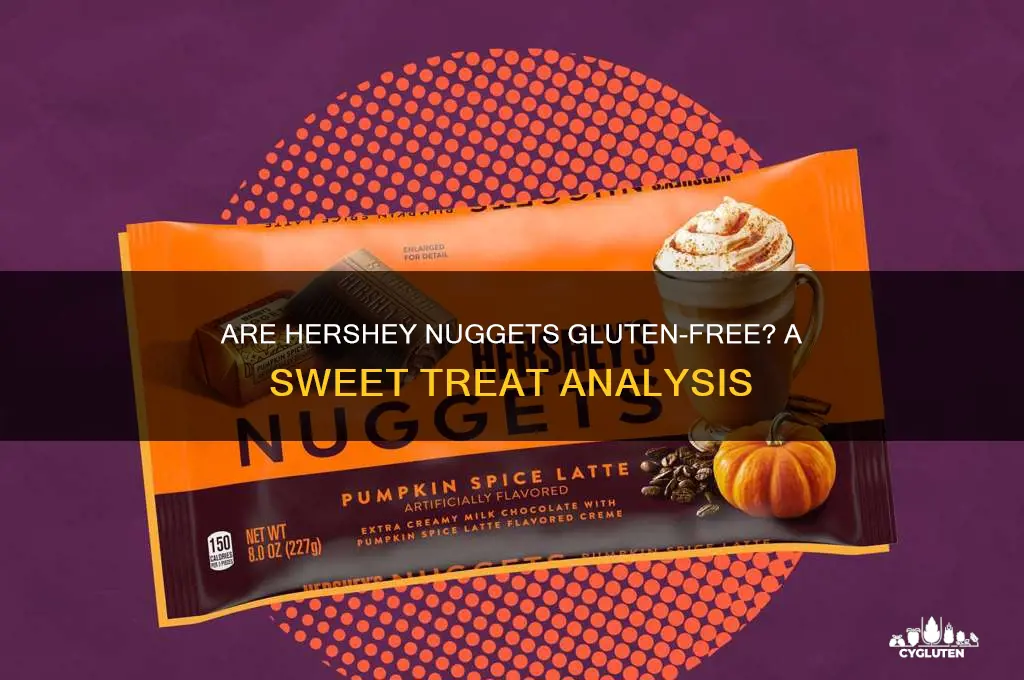 are hershey nuggets gluten free
