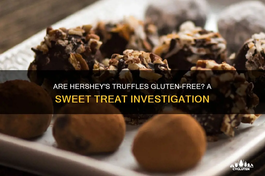 are hershey truffles gluten free