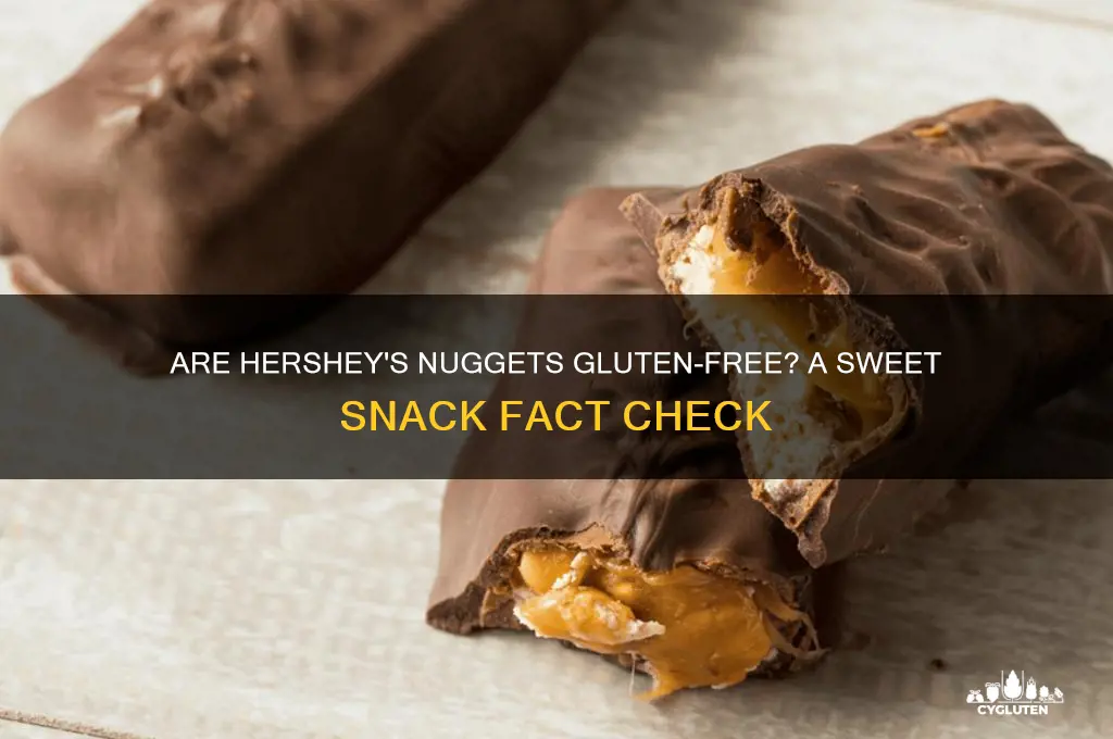 are hersheys nuggets gluten free