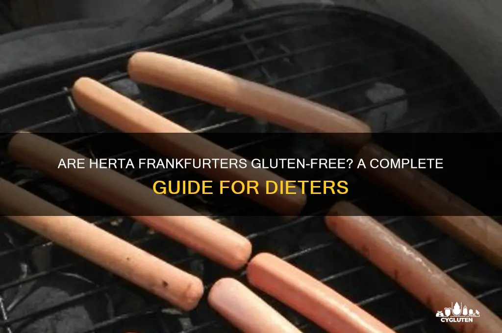 are herta frankfurters gluten free