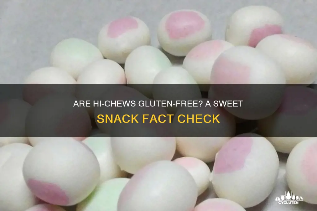 are hi chews gluten free
