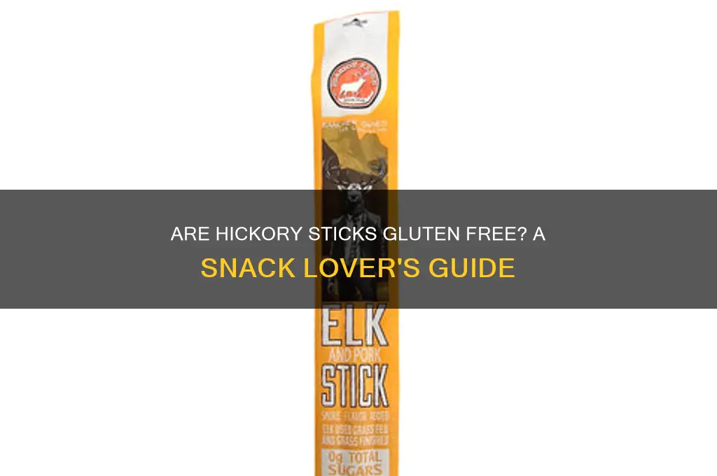 are hickory sticks gluten free