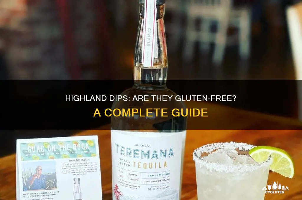 are highland dips gluten free
