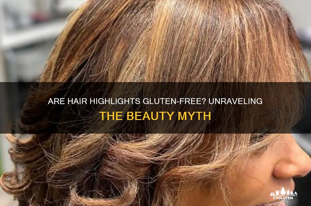 are highlights gluten free