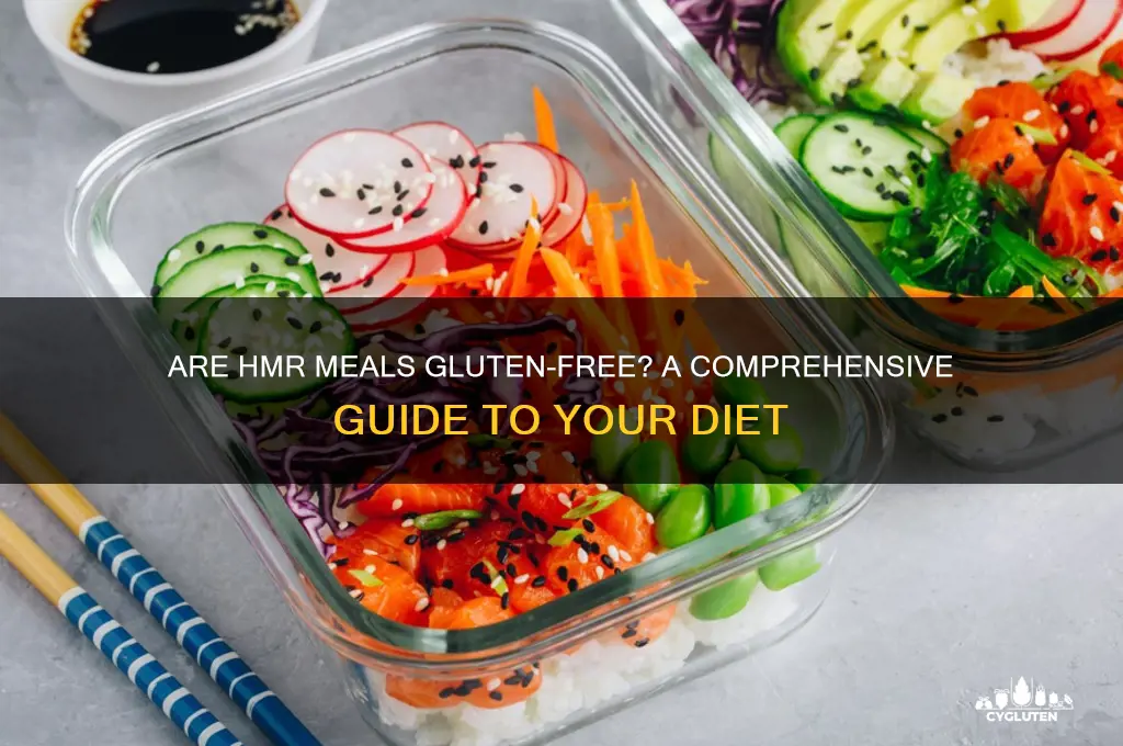 are hmr meals gluten free