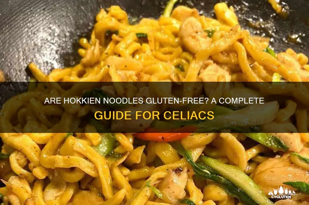 are hokkien noodles gluten free