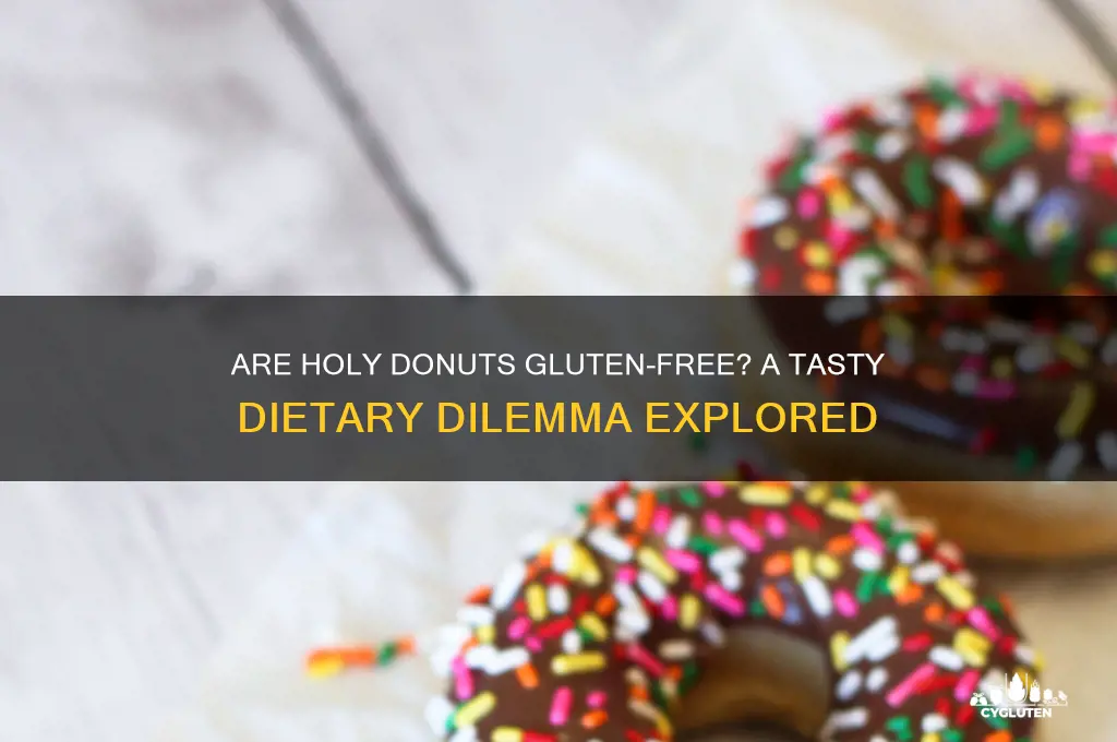 are holy donuts gluten free