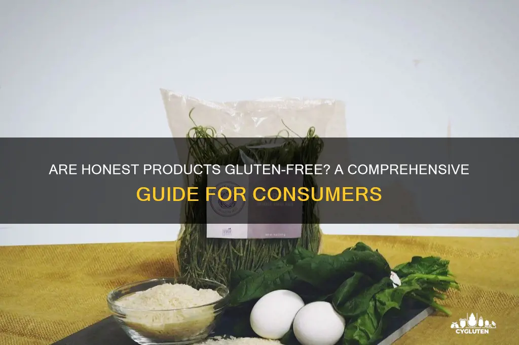 are honest products gluten free
