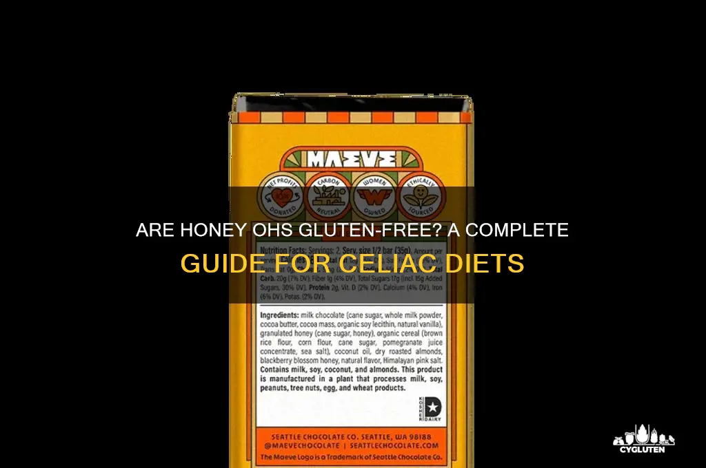 are honey ohs gluten free