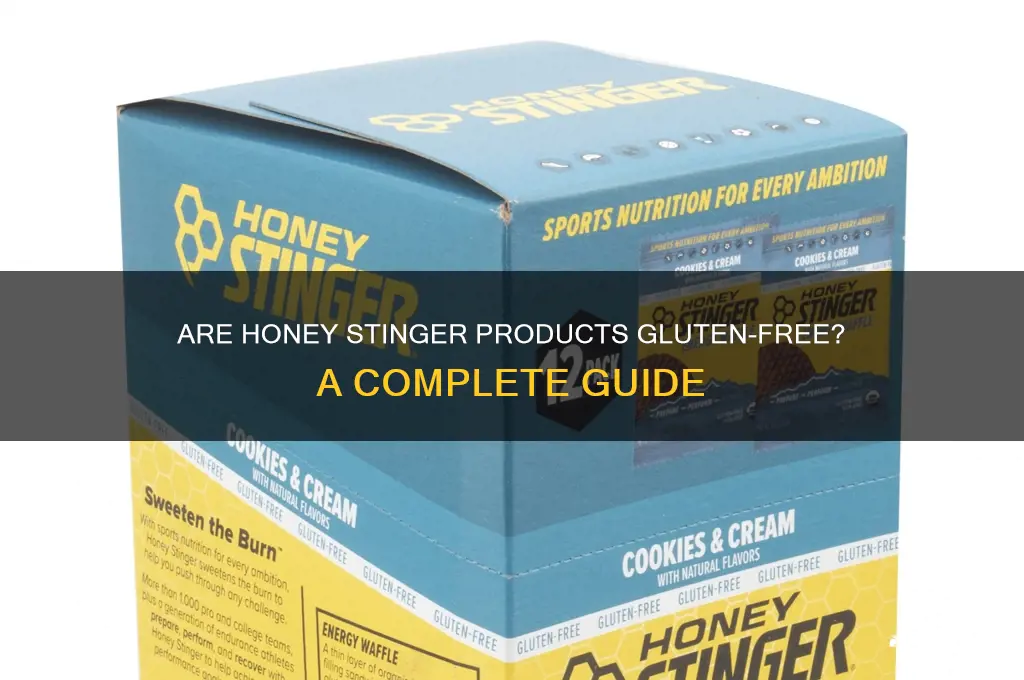 are honey stingers gluten free