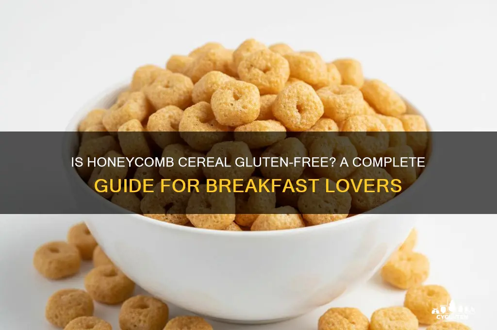 are honeycomb cereal gluten free