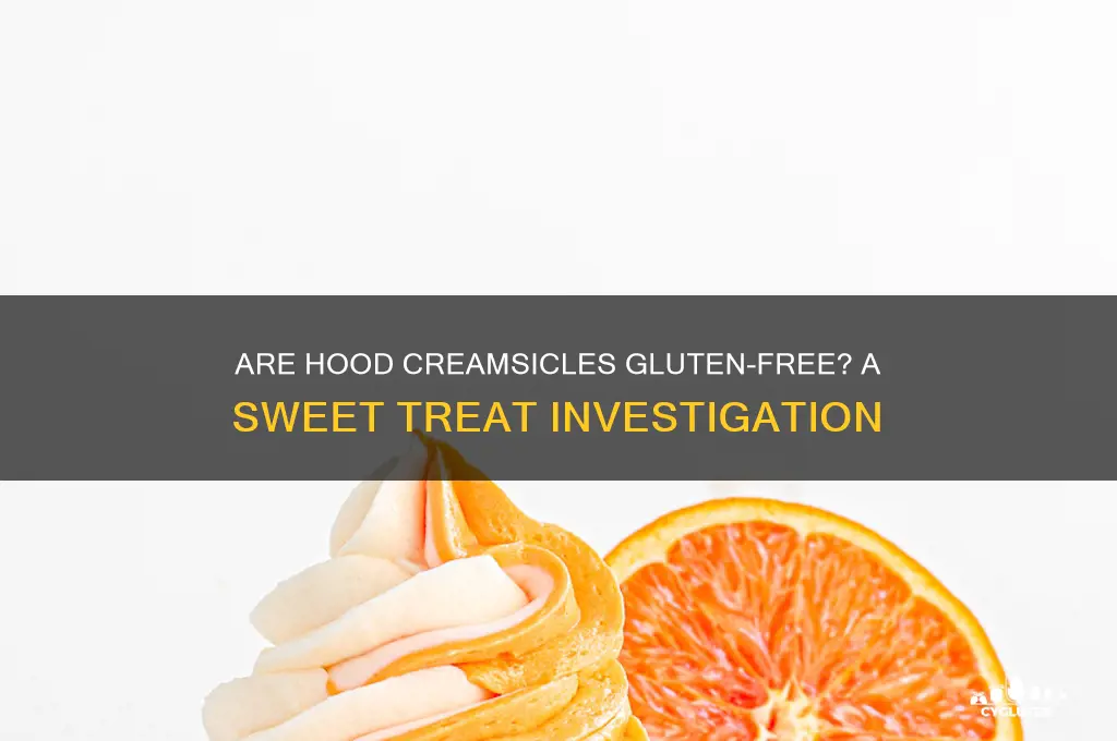 are hood creamsicles gluten free