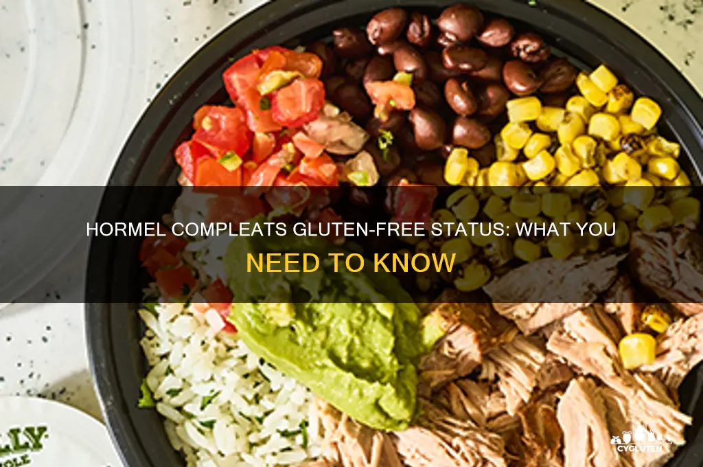 are hormel compleats gluten free